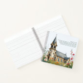バイブル感動的聖句の水彩教会 ノートブック (内部)