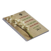 バイブル感動的詩スパイラルノート ノートブック (右側)