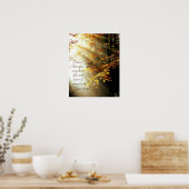 バイブル感動的Verse John 10 10紅葉 ポスター (キッチン)