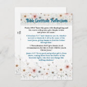 バイブル感謝の反射カスタマイズ可能なカード エンクロージャーカード (正面/裏面)