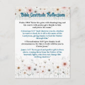 バイブル感謝の反射カスタマイズ可能なカード エンクロージャーカード (正面)