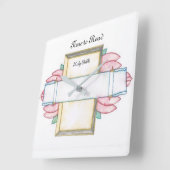 バイブル時計 スクエア壁時計 (傾斜)