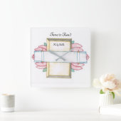 バイブル時計 スクエア壁時計 (ホーム)