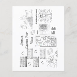 バイブル活動ランチョンマットとしてラミネート可能 チラシ