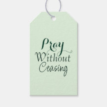 バイブル祈バースキリスト教祈りの言葉ライトグリーン