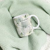 バイブル緊急聖句ウォーター色フローラ コーヒーマグカップ