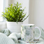 バイブル緊急聖句ウォーター色フローラ コーヒーマグカップ