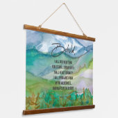 バイブル聖なる書物、 経典イザヤ43ビューホンドデザートマウンテンズ 吊り下げ型タペストリー (傾斜あり)