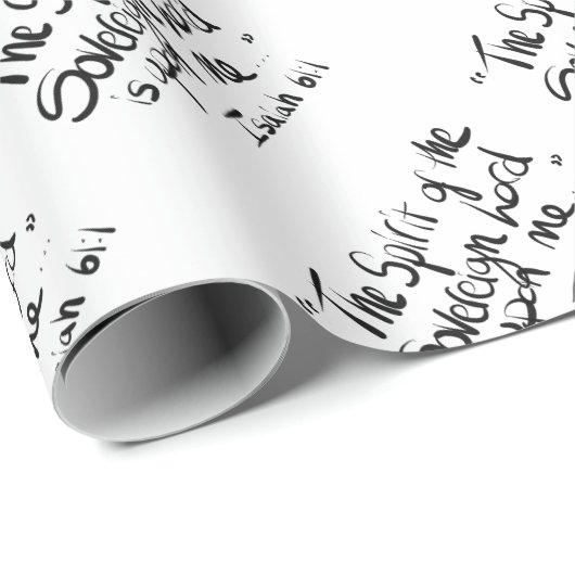 バイブル聖なる書物、 経典宗教文字引用文ラッピングペープ ラッピングペーパー (ロールコーナー)