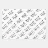 バイブル聖なる書物、 経典宗教文字引用文 ラッピングペーパーシート (正面)