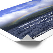 バイブル聖なる書物、 経典祈りの言葉 ポスター (角)