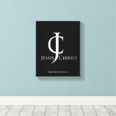 バイブル聖なる書物、 経典 感動的 キャンバスプリント (インサイチュ (ウッドフロア))