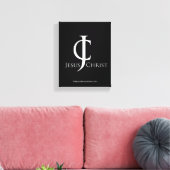 バイブル聖なる書物、 経典 感動的 キャンバスプリント (インサイチュ (リビング))