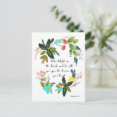 バイブル聖句アート – Psalm 37:4 ポストカード (スタンド正面)