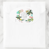 バイブル聖句アート – Psalm 37:4 楕円形シール (バッグ)