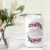 バイブル聖句イザヤ40ピンクフローラ 缶クーラー