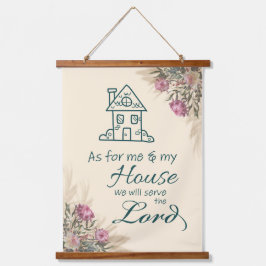 バイブル聖句ウッドトップウォールタペストリー 吊り下げ型タペストリー