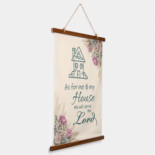 バイブル聖句ウッドトップウォールタペストリー 吊り下げ型タペストリー (傾斜あり)