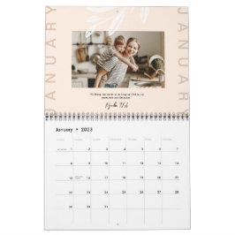 バイブル聖句エレガントナチュラルトーンフォトギャラリー カレンダー