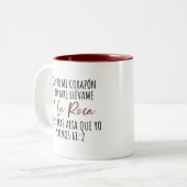 バイブル聖句キリスト教スピリチュアル ツートーンマグカップ (正面左)