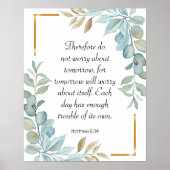 バイブル聖句グリーンリース聖なる書物、 経典ポスター ポスター (正面)