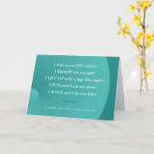 バイブル聖句ヒーリングイザヤ走ウォークカード カード (黄色い花)