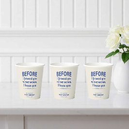 バイブル聖句ベビーシャワーエレミヤモダンクリスチャン 紙コップ