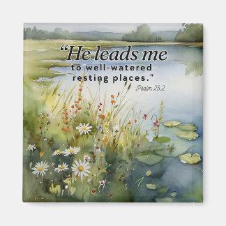 バイブル聖句冷蔵庫用マグネット – 詩篇23 マグネット