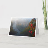 バイブル聖句悔やみや弔慰折り返しグリーティングカード カード (正面)