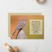 バイブル聖句聖なる書物、 経典ノートカードドーヴピースKJV ノートカード (正面/裏面インサイチュ)