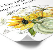 バイブル聖句詩篇ひまわり聖なる書物、 経典 ポスター (角)