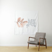 バイブル聖句Lord Psalm Leafy聖なる書物、 経典 タペストリー (インサイチュ(横))