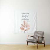 バイブル聖句Lord Psalm Leafy聖なる書物、 経典 タペストリー (インサイチュ)