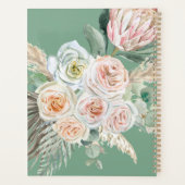 バイブル詩の水彩パンパスグラスノート プランナー手帳 (裏面)