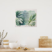 バイブル詩テンプレートバリューポスター紙（マット） ポスター (キッチン)