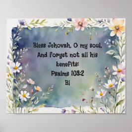 バイブル詩テンプレートバリューポスター紙（マット） ポスター