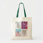 バイブル詩トートバッグ トートバッグ (正面)