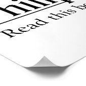 バイブル読ピリピ4:11-13 ポスター (角)