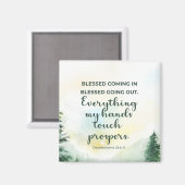 バイブル賛美の詩の水の色を出て入る マグネット (正面/裏面)