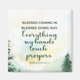 バイブル賛美の詩の水の色を出て入る マグネット