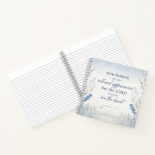 バイブル1節サミュエル16:7水の色 ノートブック (内部)