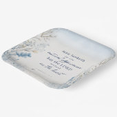 バイブル1節サミュエル16:7水の色 ペーパープレート (傾斜あり)