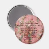 バイブル・エレミヤ29:11磁石 マグネット (正面/裏面)