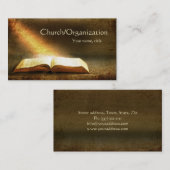 バイブル・キリスト教・宗教的ビジネスカード 名刺 (正面/裏面)