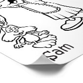 バイブル・スカウトのカラーリング・ページ ポスター (角)