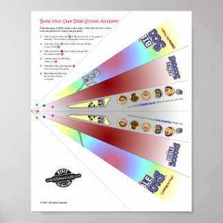 バイブル・スカウト飛行機！ ポスター