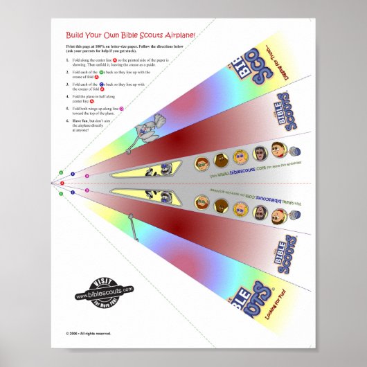 バイブル・スカウト飛行機！ ポスター (正面)