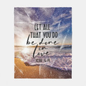 バイブル・バースフリースブランケット フリースブランケット (正面)