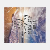 バイブル・バースフリースブランケット フリースブランケット (正面(横))