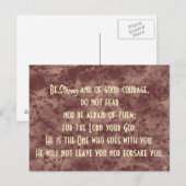 バイブル・バース聖なる書物、 経典・ベ・ストロング ポストカード (正面/裏面)